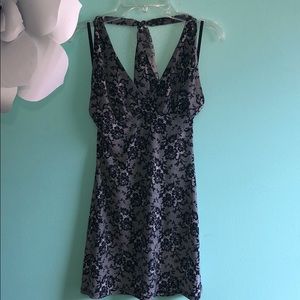 Black and White Halter Top